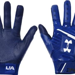 Under Armour Blue Youth Harper Hustle Batting Gloves