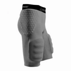 McDavid Mens Rival Girdle 5 Pad Football Short - Grey