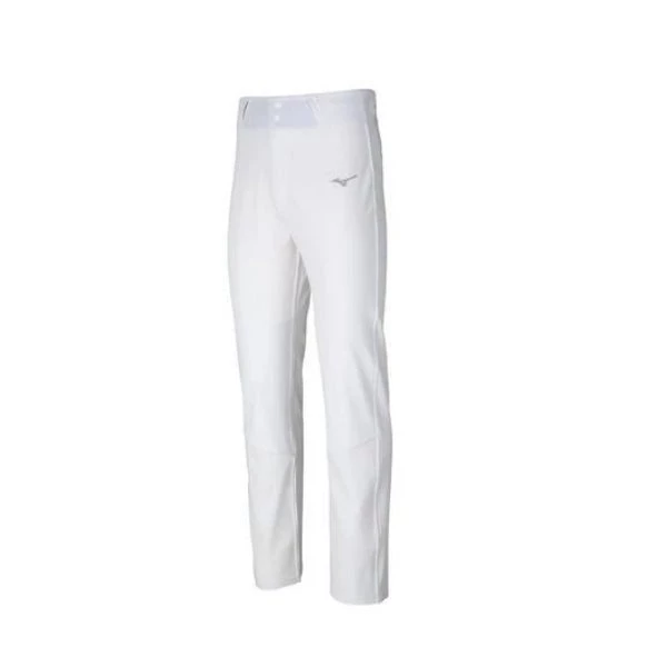 Mizuno Pro Woven Adult Baseball Pant - White 1 Mizuno Pro Woven Adult Baseball Pant - White