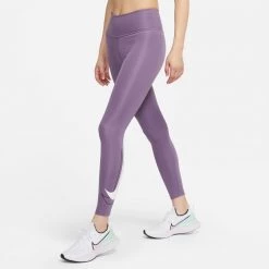 Nike Dri-FIT Swoosh Run Women's Mid-Rise 7/8 Running Leggings