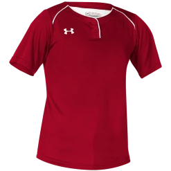 Under Armour Stock Uniforms UA Next Girls 2-Button Softball Jersey