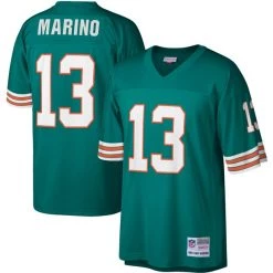 Midway Sports Dan Marino Miami Dolphins Mitchell & Ness Legacy Replica Jersey - Aqua