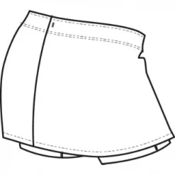 GIRL'S NIKE STOCK UNTOUCHABLE SPEED 2IN1 KILT Stock Uniforms