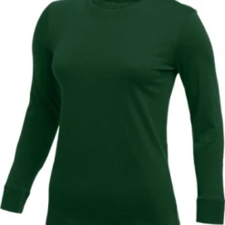 WOMEN’S NIKE CORE LONG SLEEVE COTTON CREW Stock Uniforms 36 WOMEN’S NIKE CORE LONG SLEEVE COTTON CREW Stock Uniforms