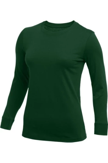 WOMEN’S NIKE CORE LONG SLEEVE COTTON CREW Stock Uniforms 9 WOMEN’S NIKE CORE LONG SLEEVE COTTON CREW Stock Uniforms