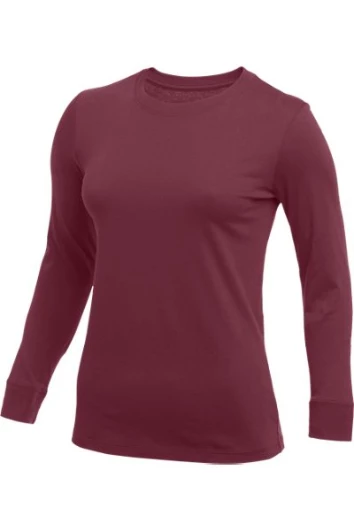WOMEN’S NIKE CORE LONG SLEEVE COTTON CREW Stock Uniforms 19 WOMEN’S NIKE CORE LONG SLEEVE COTTON CREW Stock Uniforms