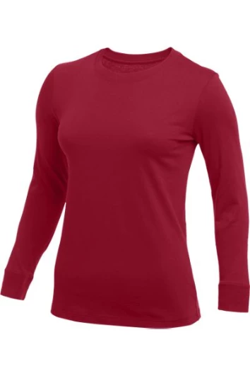 WOMEN’S NIKE CORE LONG SLEEVE COTTON CREW Stock Uniforms 21 WOMEN’S NIKE CORE LONG SLEEVE COTTON CREW Stock Uniforms