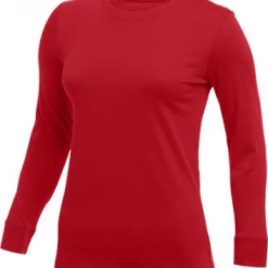 WOMEN’S NIKE CORE LONG SLEEVE COTTON CREW Stock Uniforms 50 WOMEN’S NIKE CORE LONG SLEEVE COTTON CREW Stock Uniforms