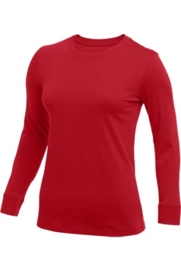 WOMEN’S NIKE CORE LONG SLEEVE COTTON CREW Stock Uniforms 23 WOMEN’S NIKE CORE LONG SLEEVE COTTON CREW Stock Uniforms