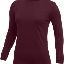 WOMEN’S NIKE CORE LONG SLEEVE COTTON CREW Stock Uniforms 52 WOMEN’S NIKE CORE LONG SLEEVE COTTON CREW Stock Uniforms