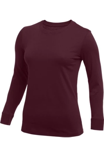 WOMEN’S NIKE CORE LONG SLEEVE COTTON CREW Stock Uniforms 25 WOMEN’S NIKE CORE LONG SLEEVE COTTON CREW Stock Uniforms