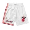 Mitchell And Ness Basketball Swingman Shorts Miami Heat Home 1996-97