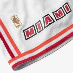 Mitchell And Ness Basketball Swingman Shorts Miami Heat Home 1996-97