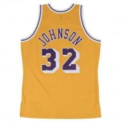 Mitchell And Ness Magic Johnson Los Angeles Lakers 1984-85 Swingman Jersey