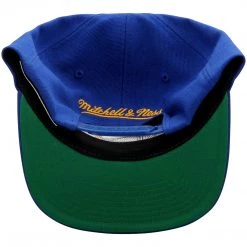 Mitchell And Ness Golden State Warriors Mitchell & Ness Current Logo Wool Solid Snapback Adjustable Hat